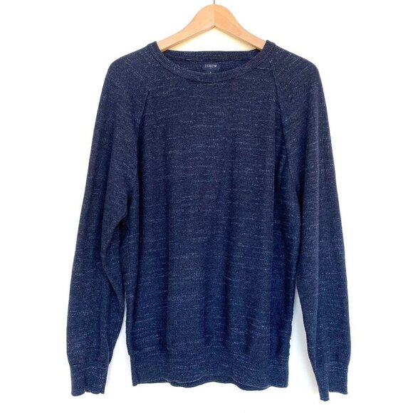 J.Crew Mens Crewneck Textured Cotton Sweater Size L - Picture 2 of 9